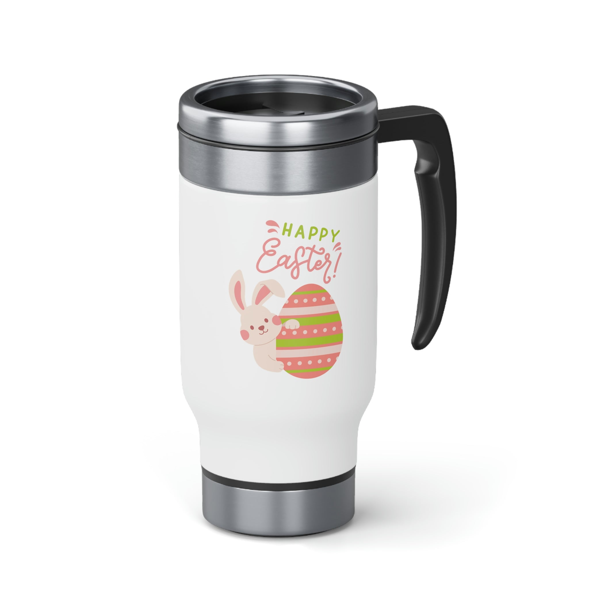 Easter Egg Stainless Steel Travel Mug with Handle, 14oz