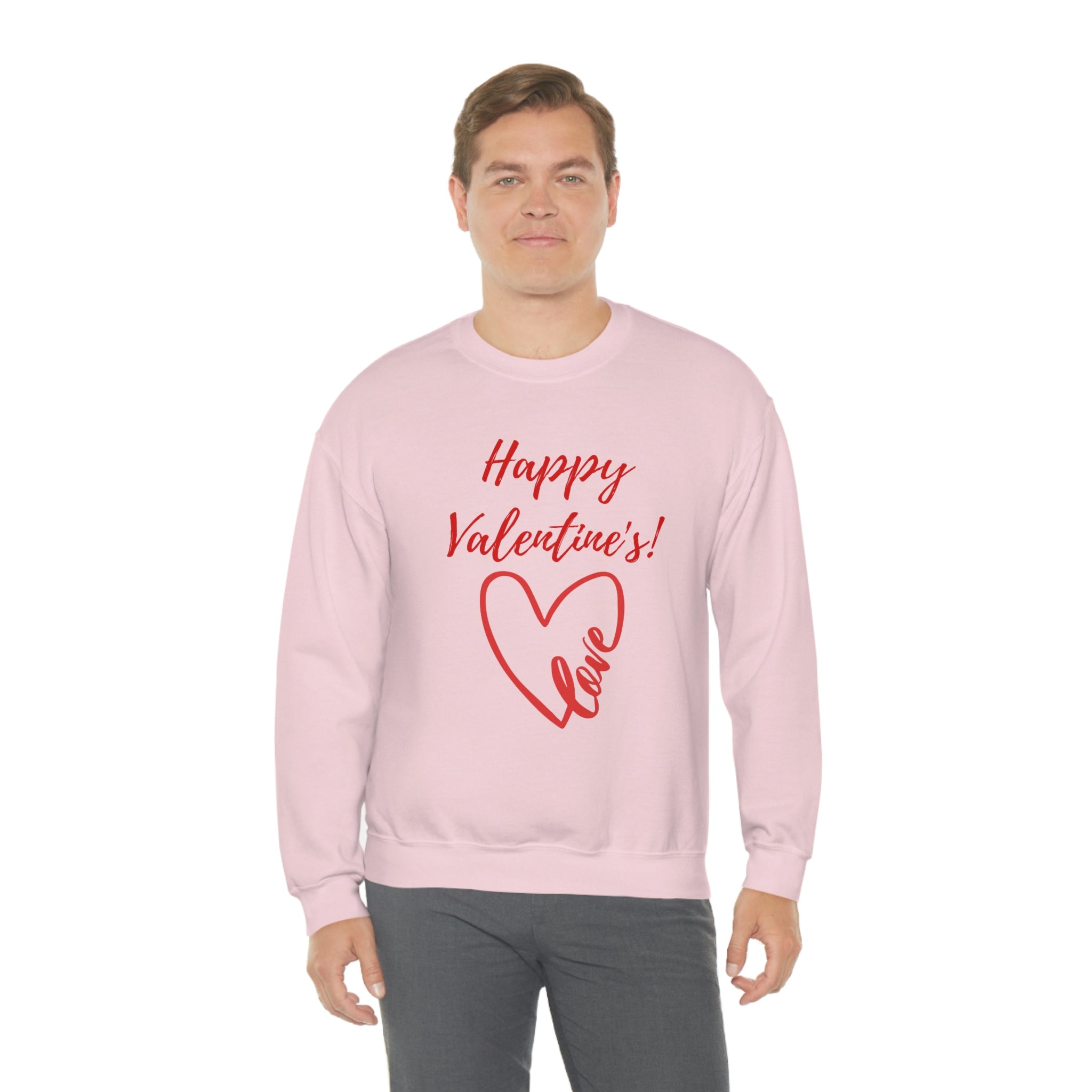 Happy Valentine's Love! Unisex Heavy Blend™ Crewneck Sweatshirt