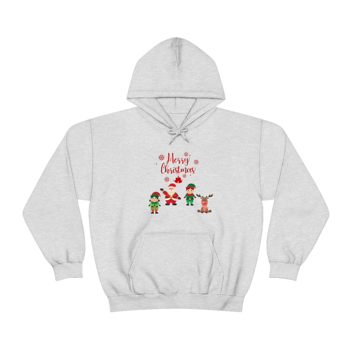 Merry Christmas From Santa & Helpers Unisex Heavy Blend™ Hooded Sweatshirt