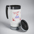 You've Taken My Heart! Stainless Steel Travel Mug with Handle, 14oz