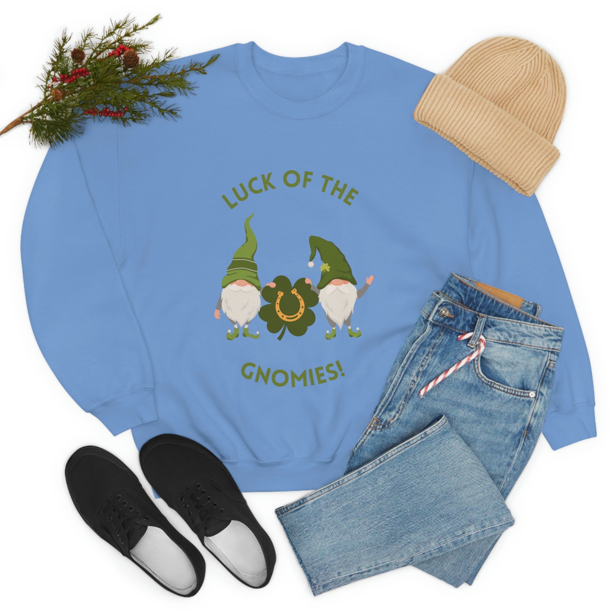The Luck Of The Gnomies! Unisex Heavy Blend™ Crewneck Sweatshirt