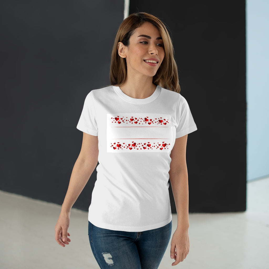 Hearts Single Jersey Women's T-shirt