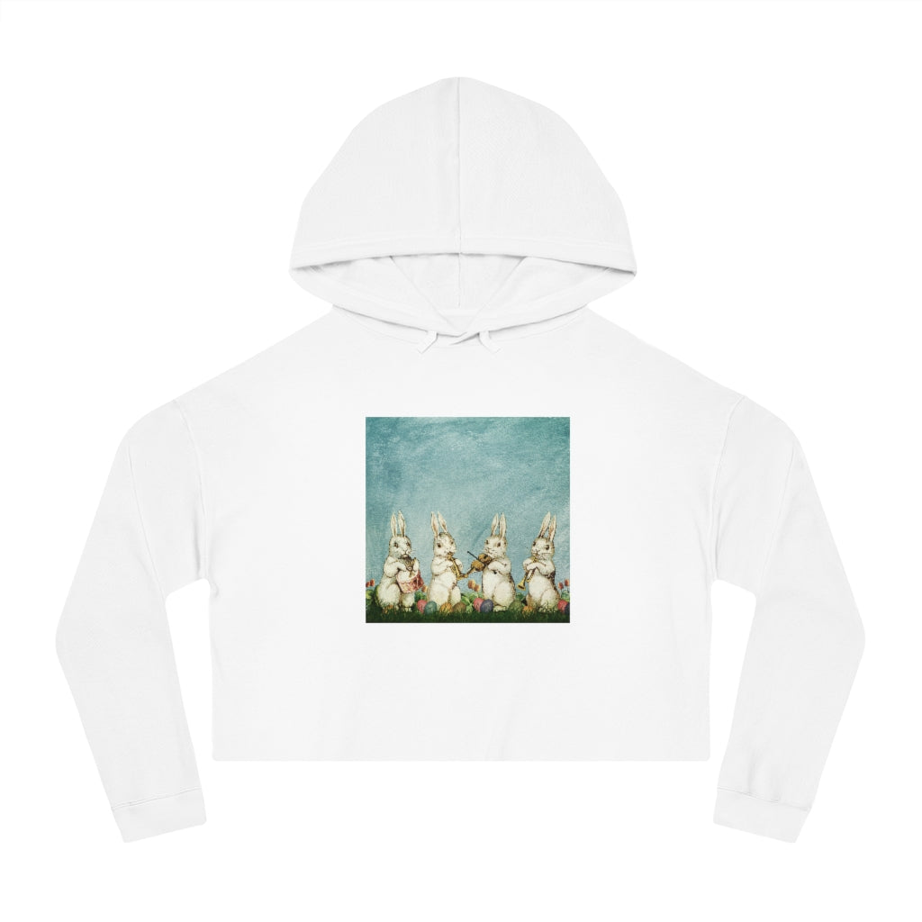 The Bunnies Women’s Cropped Hooded Sweatshirt