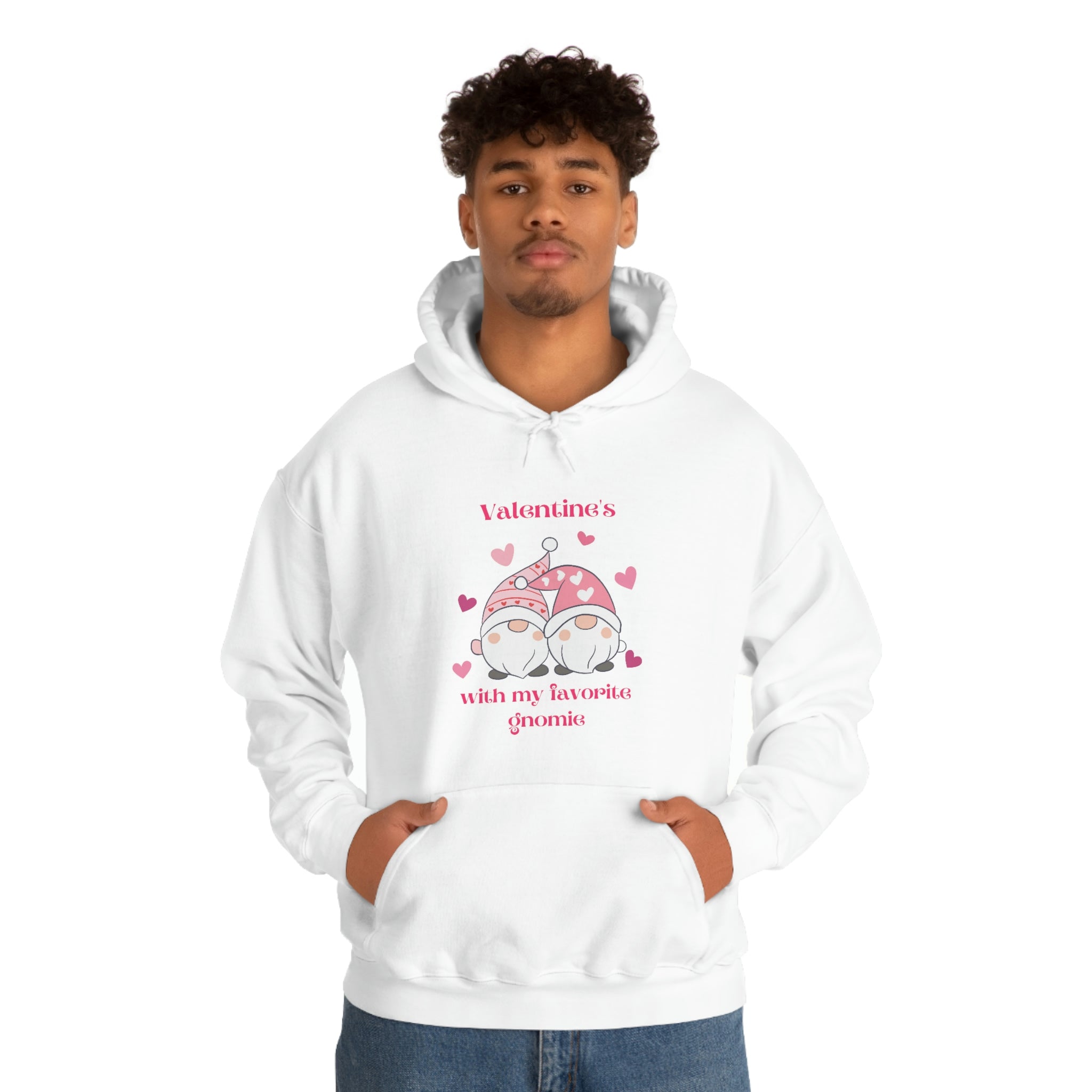 Valentine's With My Favorite Gnomie Unisex Heavy Blend™ Hooded Sweatshirt