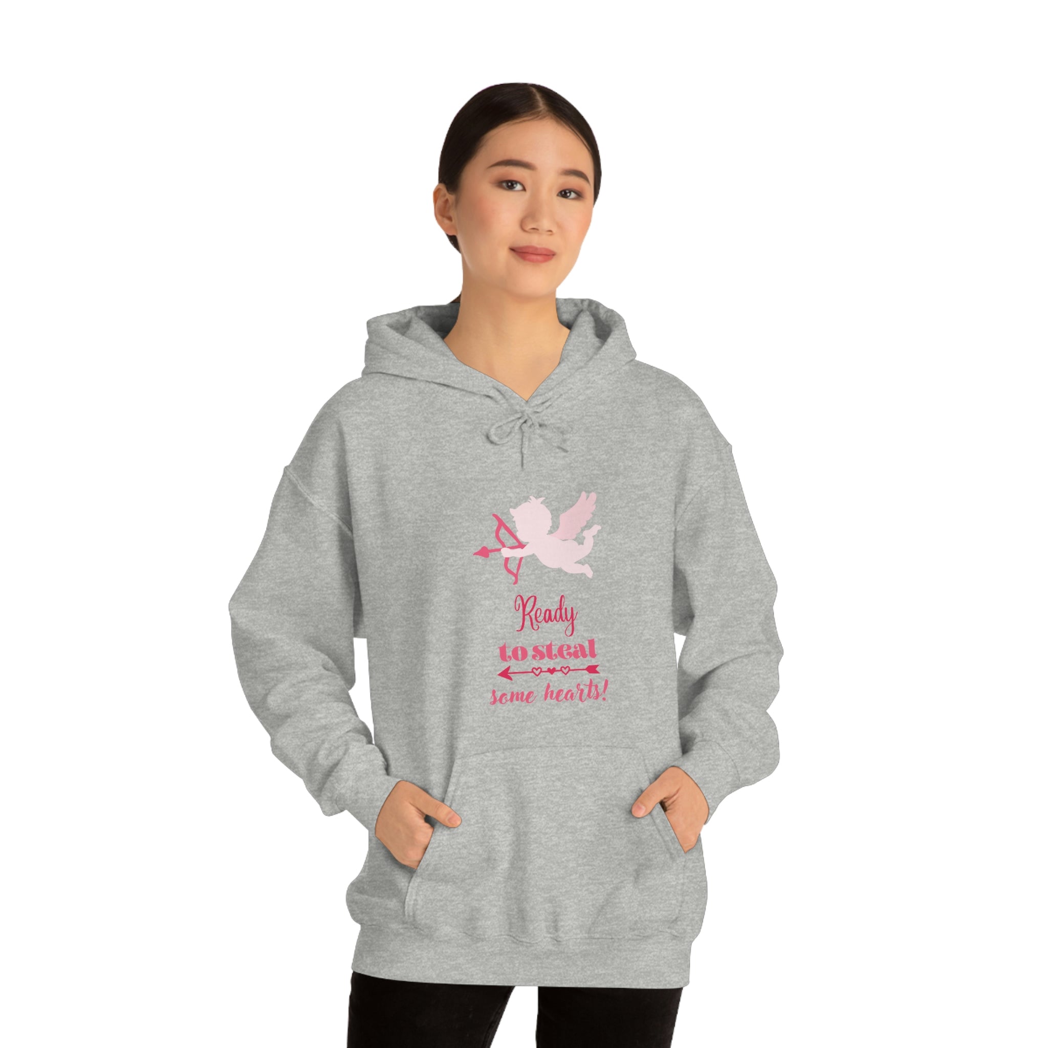 Ready To Steal Some Hearts Unisex Heavy Blend™ Hooded Sweatshirt