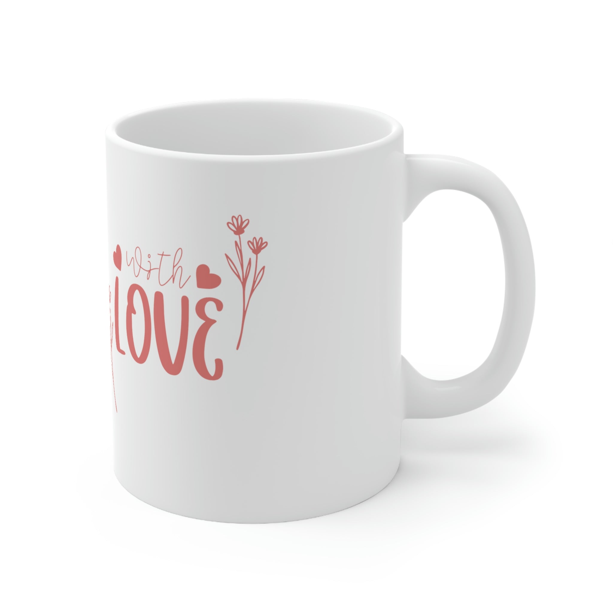 With Love Ceramic Mug 11oz