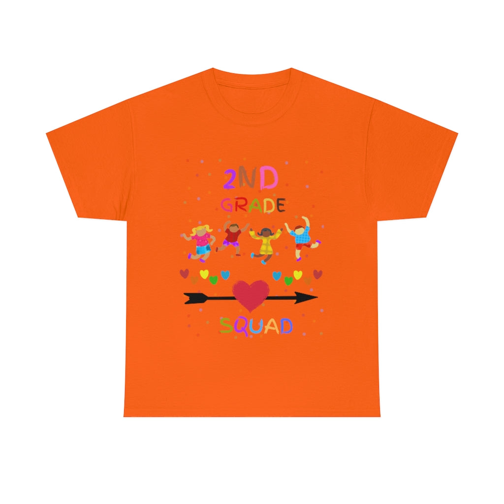 2nd Grade Squad Unisex Heavy Cotton Tee