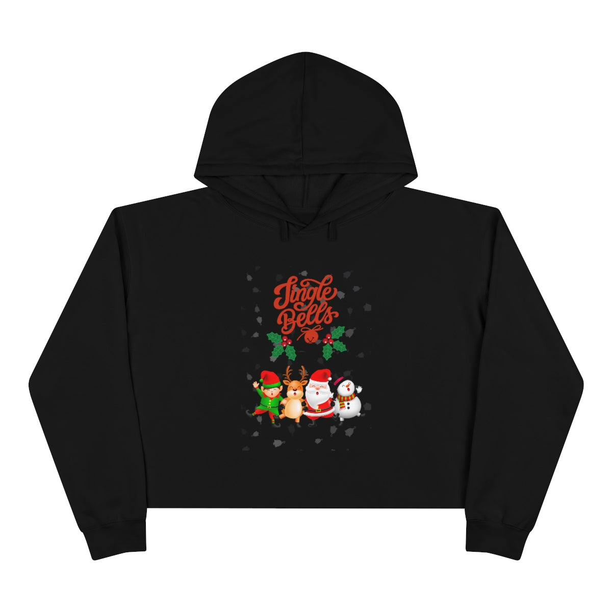 Jingle Bells Crop Hoodie