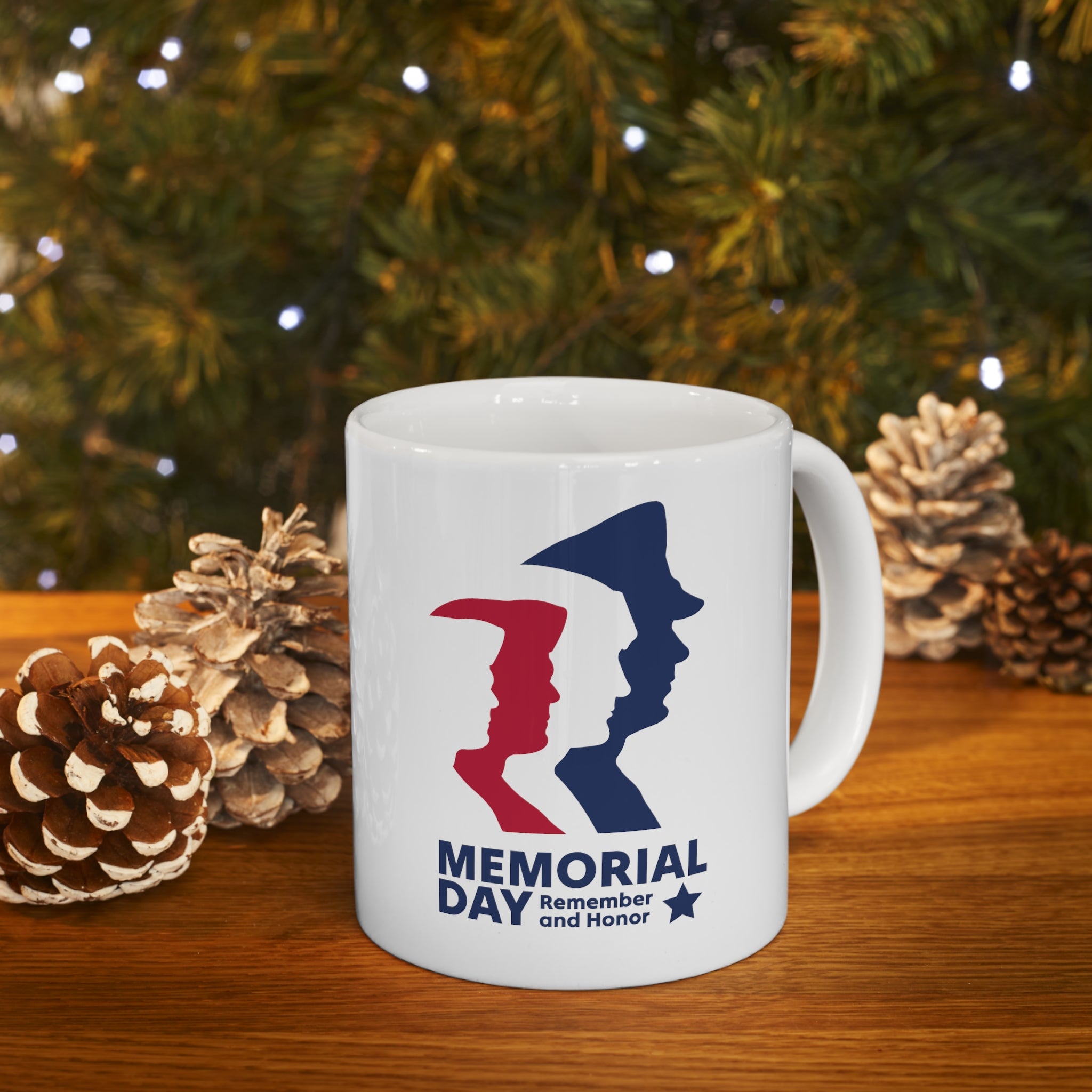 Memorial Day Heroes Ceramic Mug 11oz