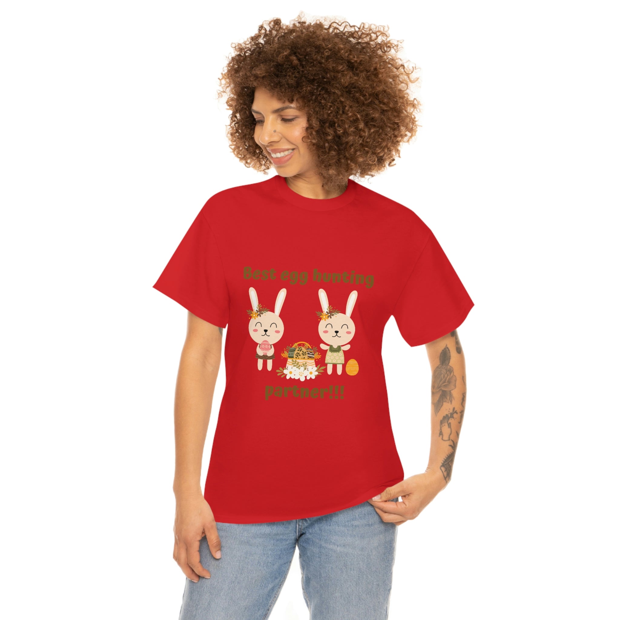 Egg Easter Partner Unisex Heavy Cotton Tee