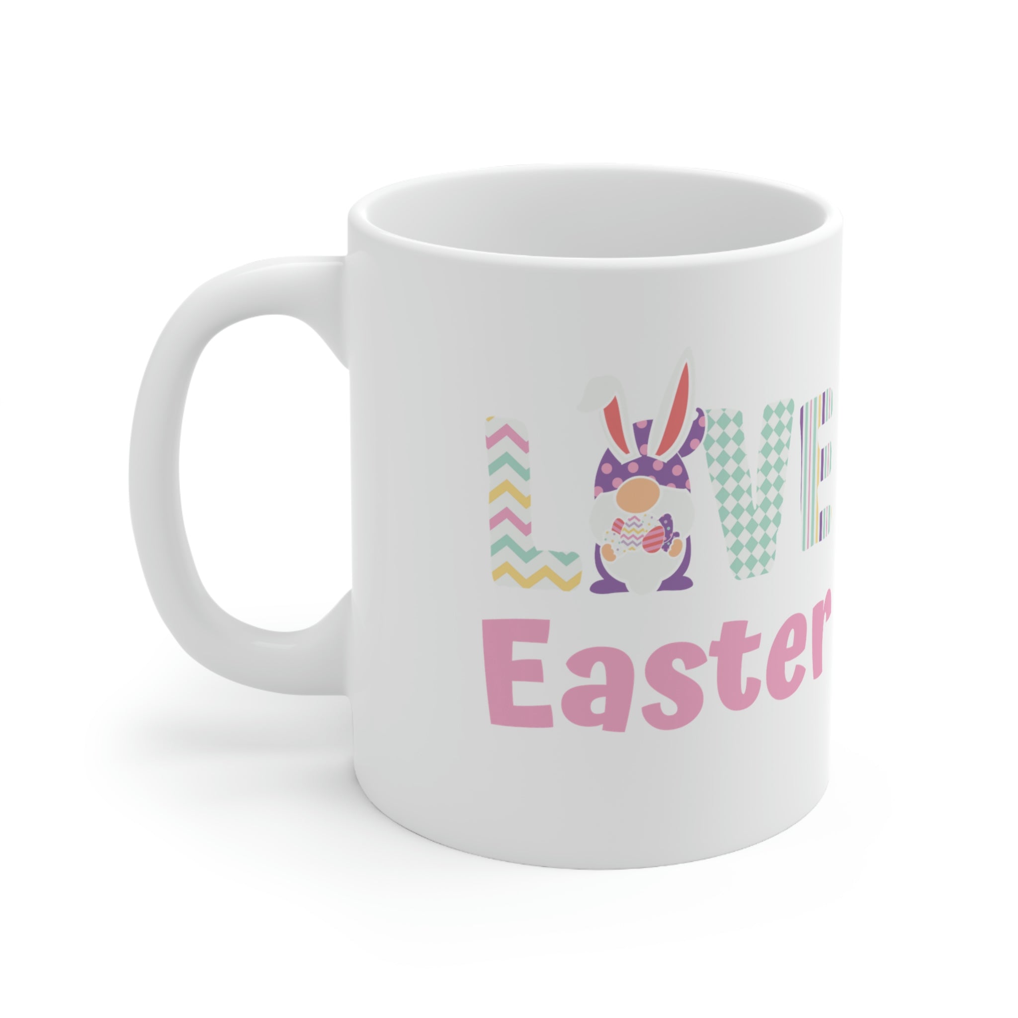 Gnome Love Easter Ceramic Mug 11oz