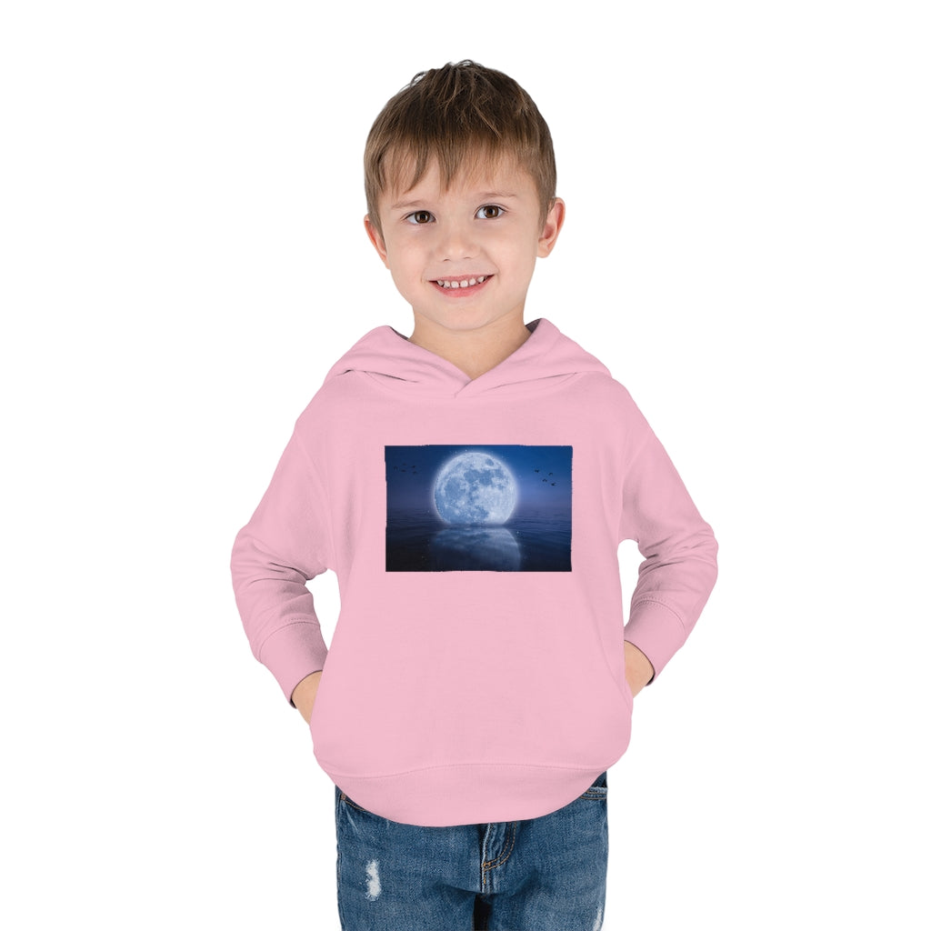 Mystical Moon Toddler Pullover Fleece Hoodie