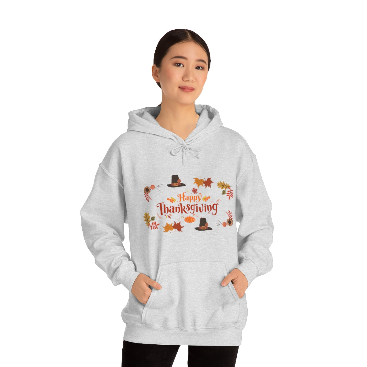 Happy Thanksgiving Unisex Heavy Blend™ Hooded Sweatshirt