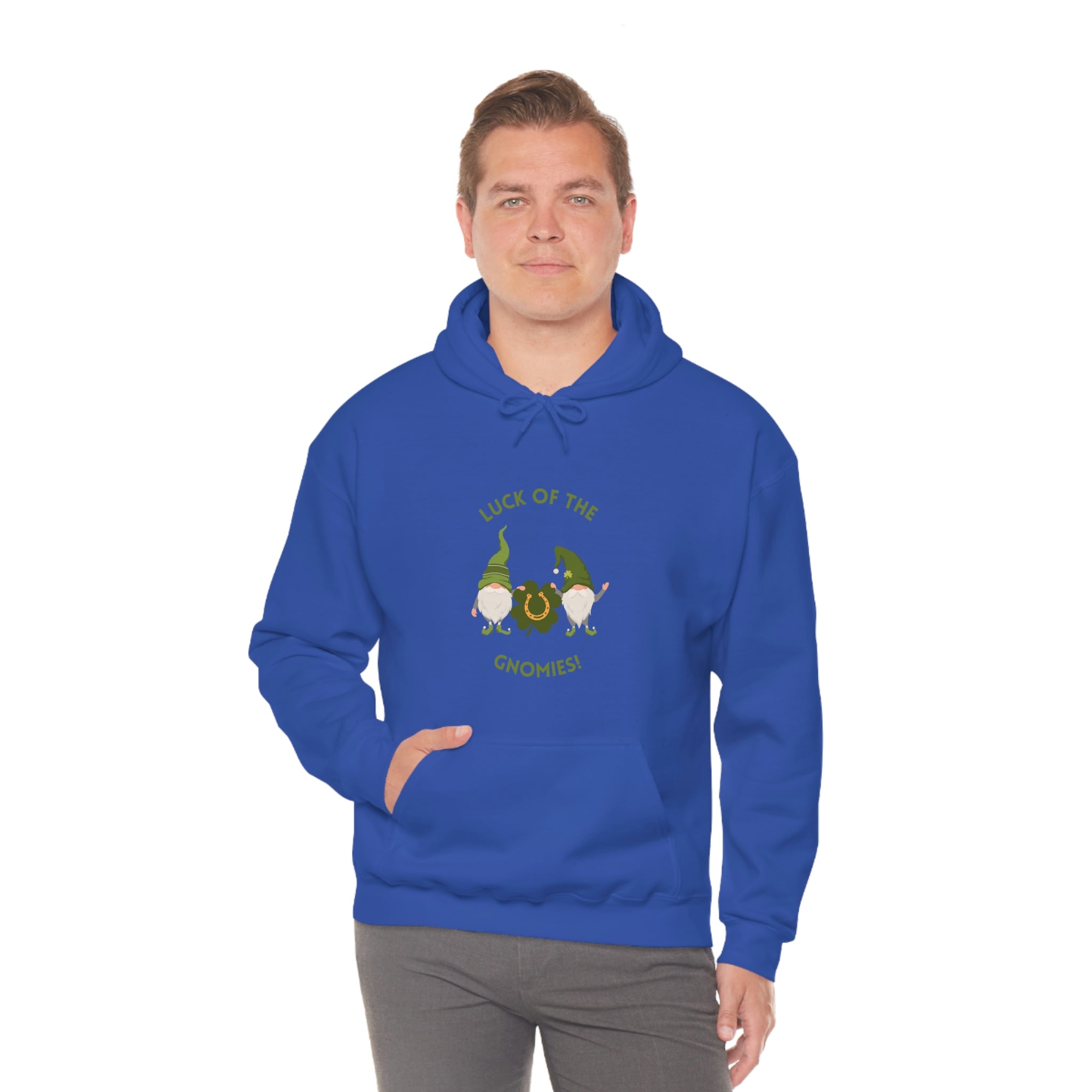 Luck Of The Gnomies! Unisex Heavy Blend™ Hooded Sweatshirt