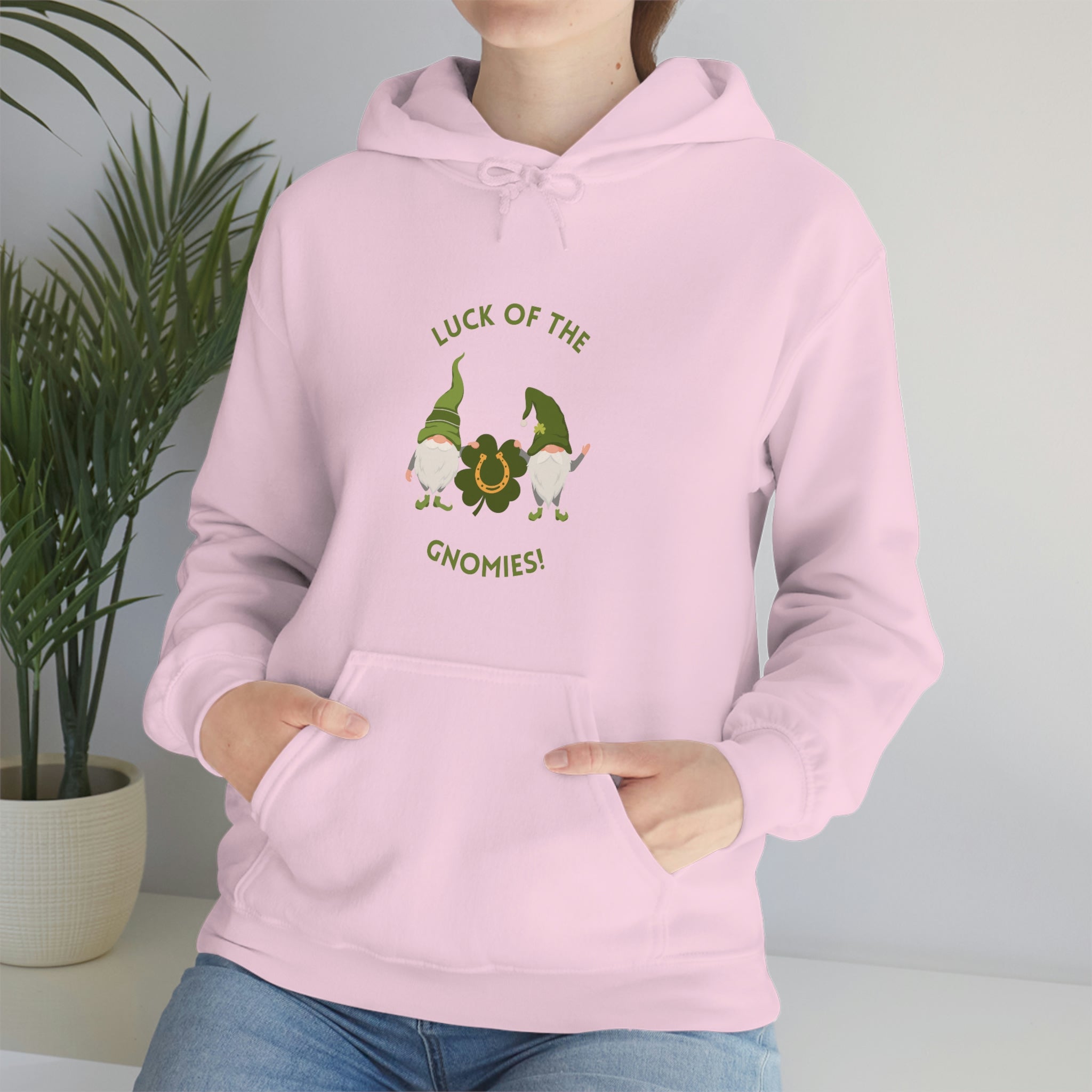 Luck Of The Gnomies! Unisex Heavy Blend™ Hooded Sweatshirt