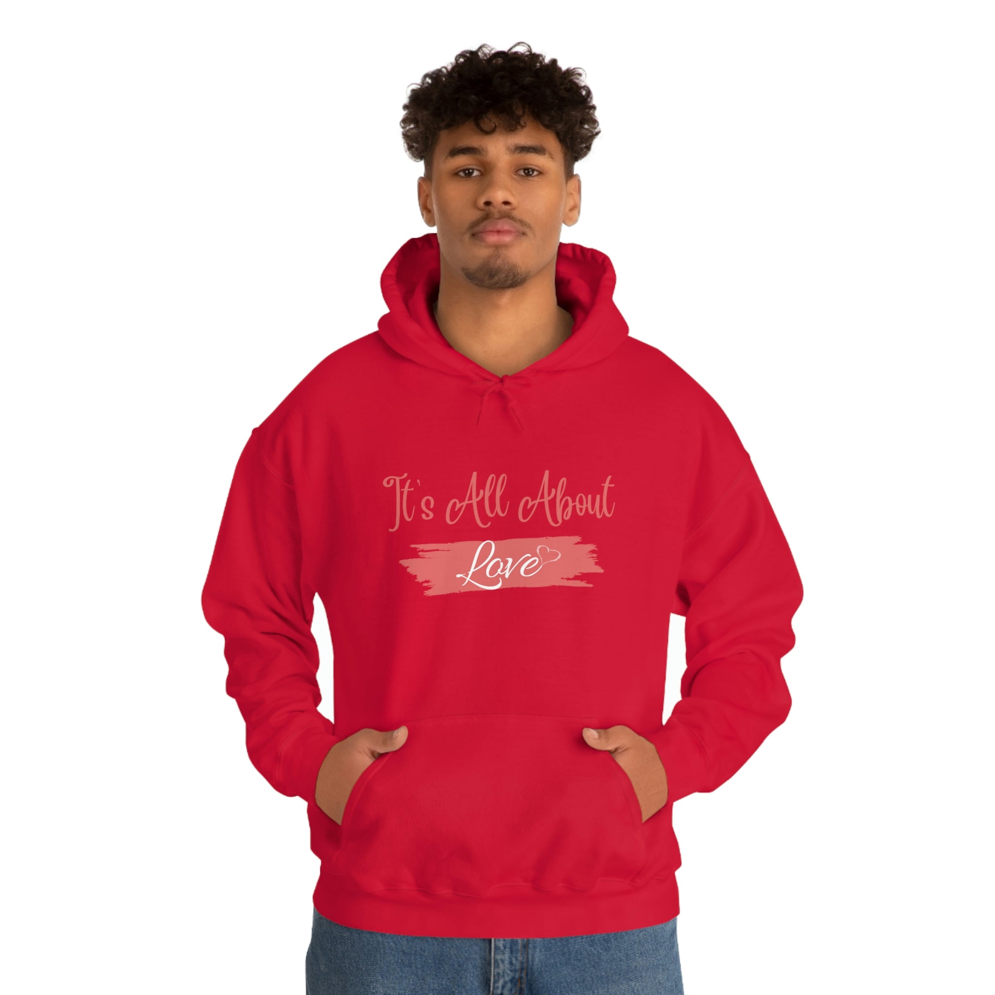 It's All About Love Unisex Heavy Blend™ Hooded Sweatshirt