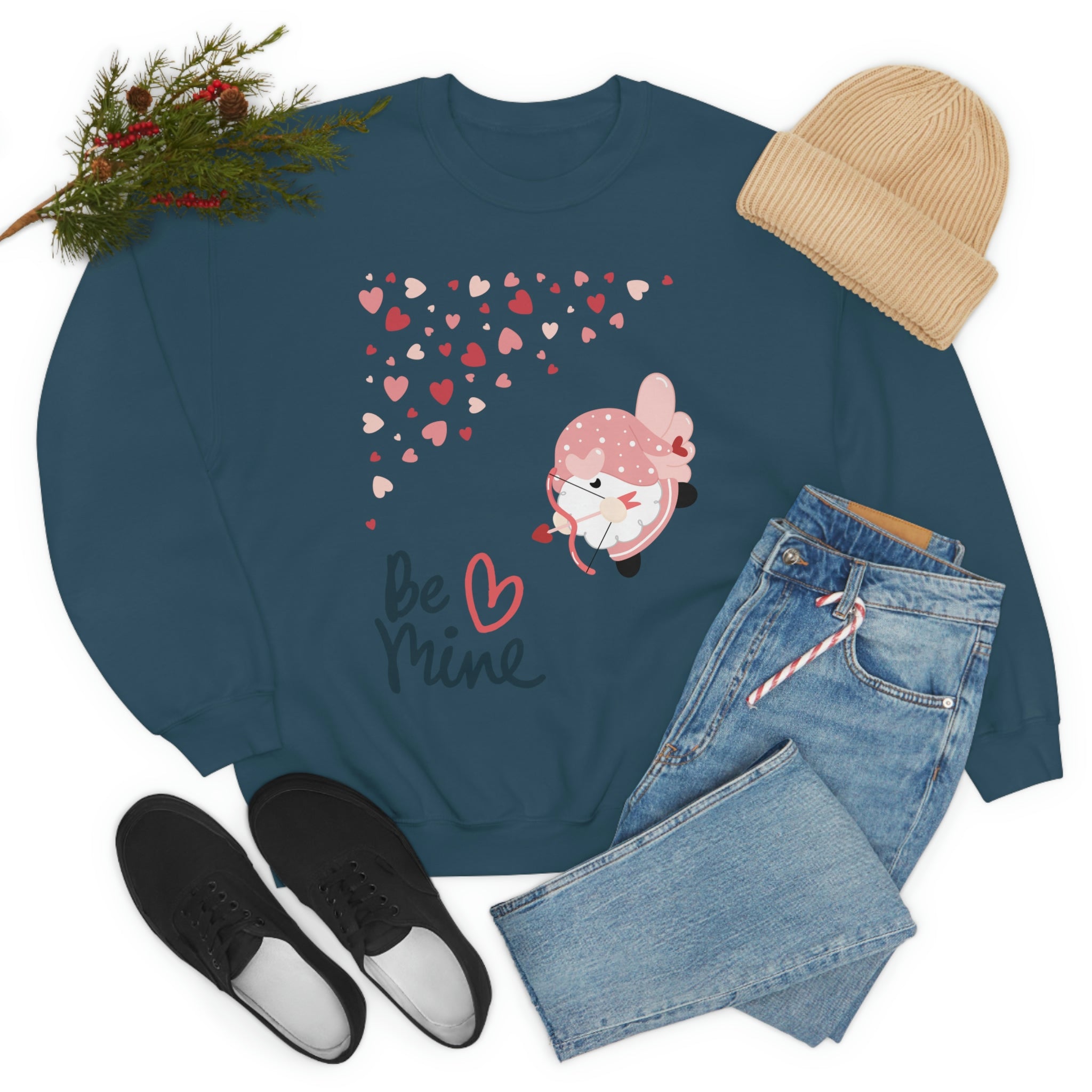 Be Mine Gnome!! Unisex Heavy Blend™ Crewneck Sweatshirt