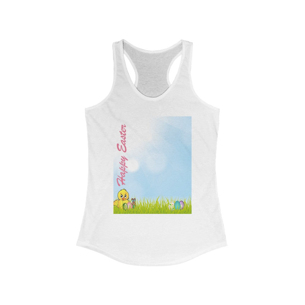 Happy Easter Women's Ideal Racerback Tank