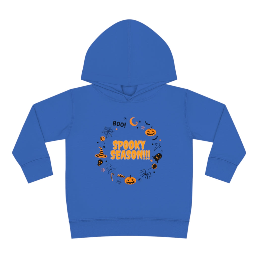 Spooky Season Boo!! Toddler Pullover Fleece Hoodie