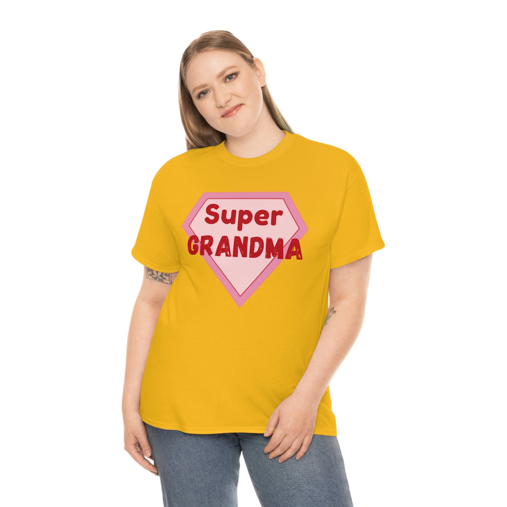 Super Grandma Unisex Heavy Cotton Tee