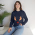 Reindeer Christmas Unisex Heavy Blend™ Crewneck Sweatshirt