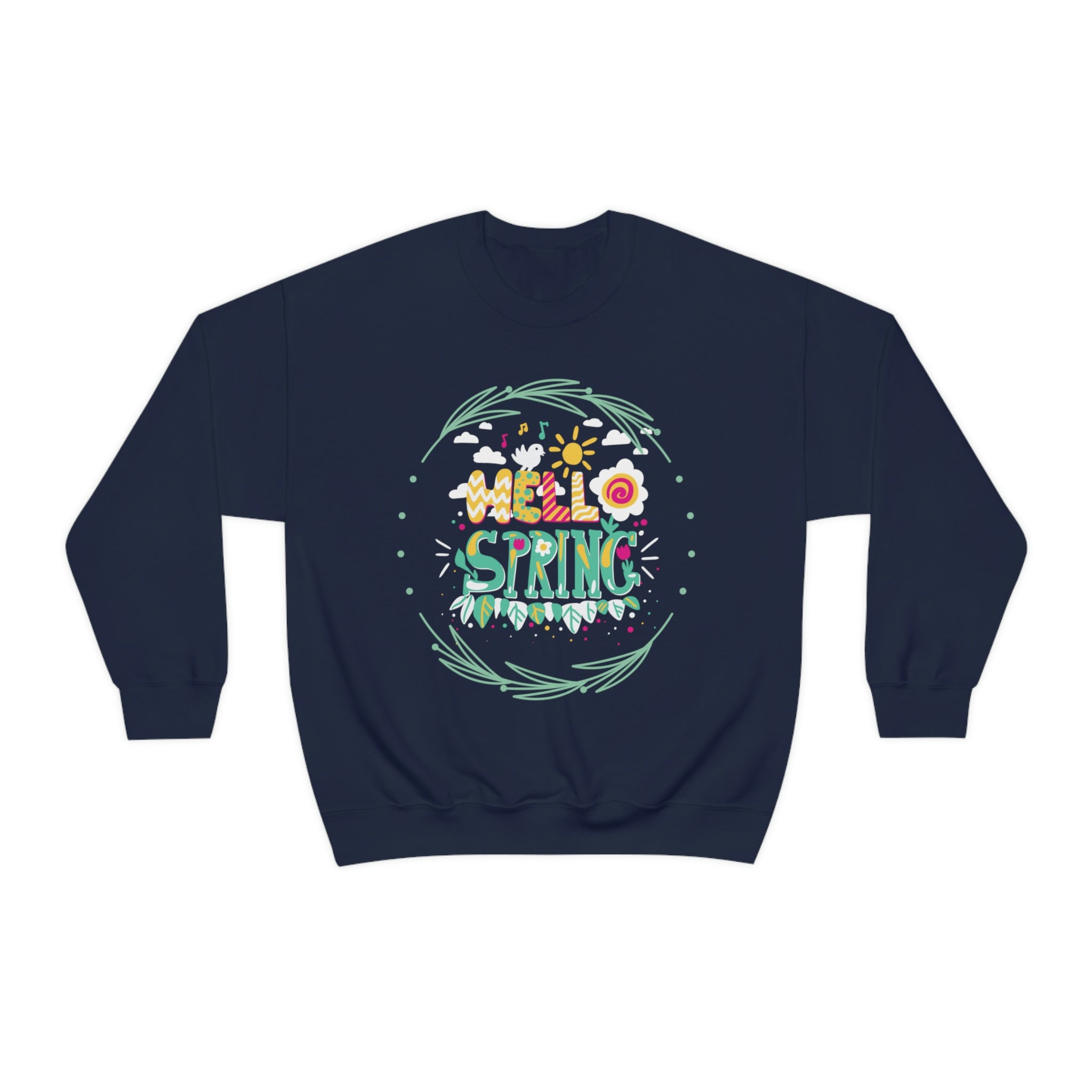 Hello Spring Unisex Heavy Blend™ Crewneck Sweatshirt