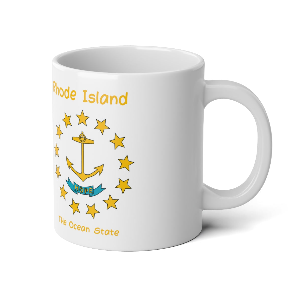 Rhode Island State Jumbo Mug, 20oz