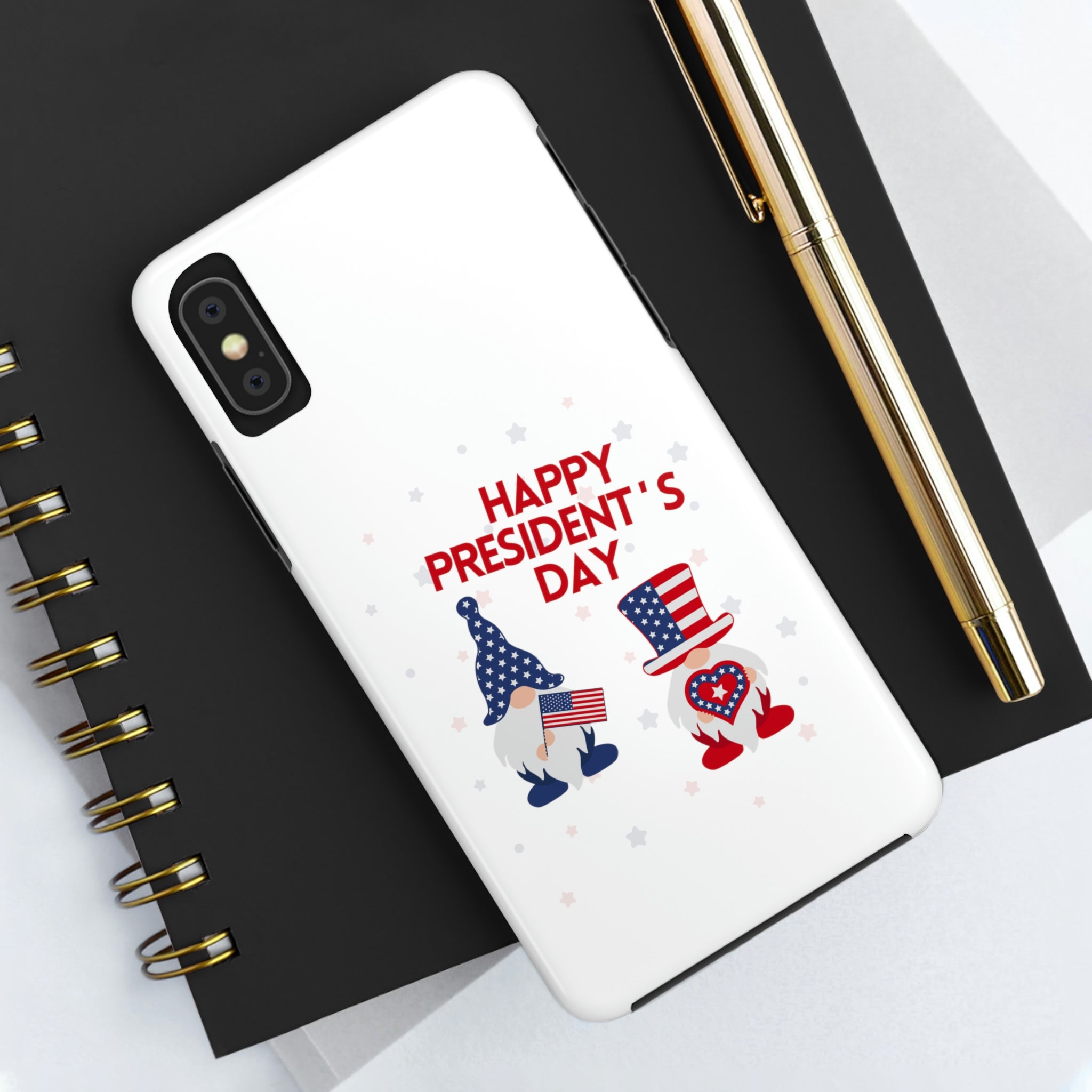 Happy President's Day Gnome Tough Phone Cases, Case-Mate