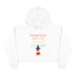 Pumpkin Witch Ghost Candies Crop Hoodie