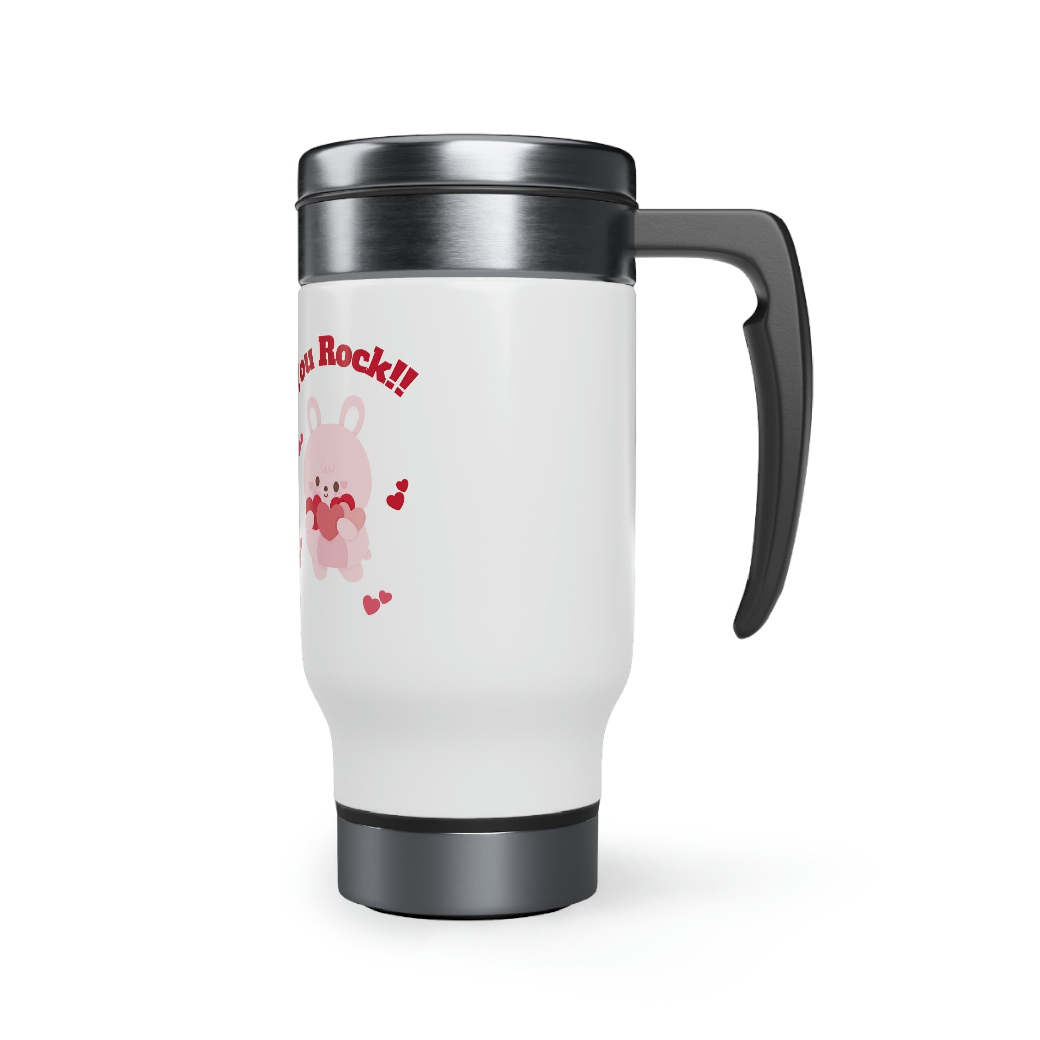 You Rock Stainless Steel Travel Mug with Handle, 14oz