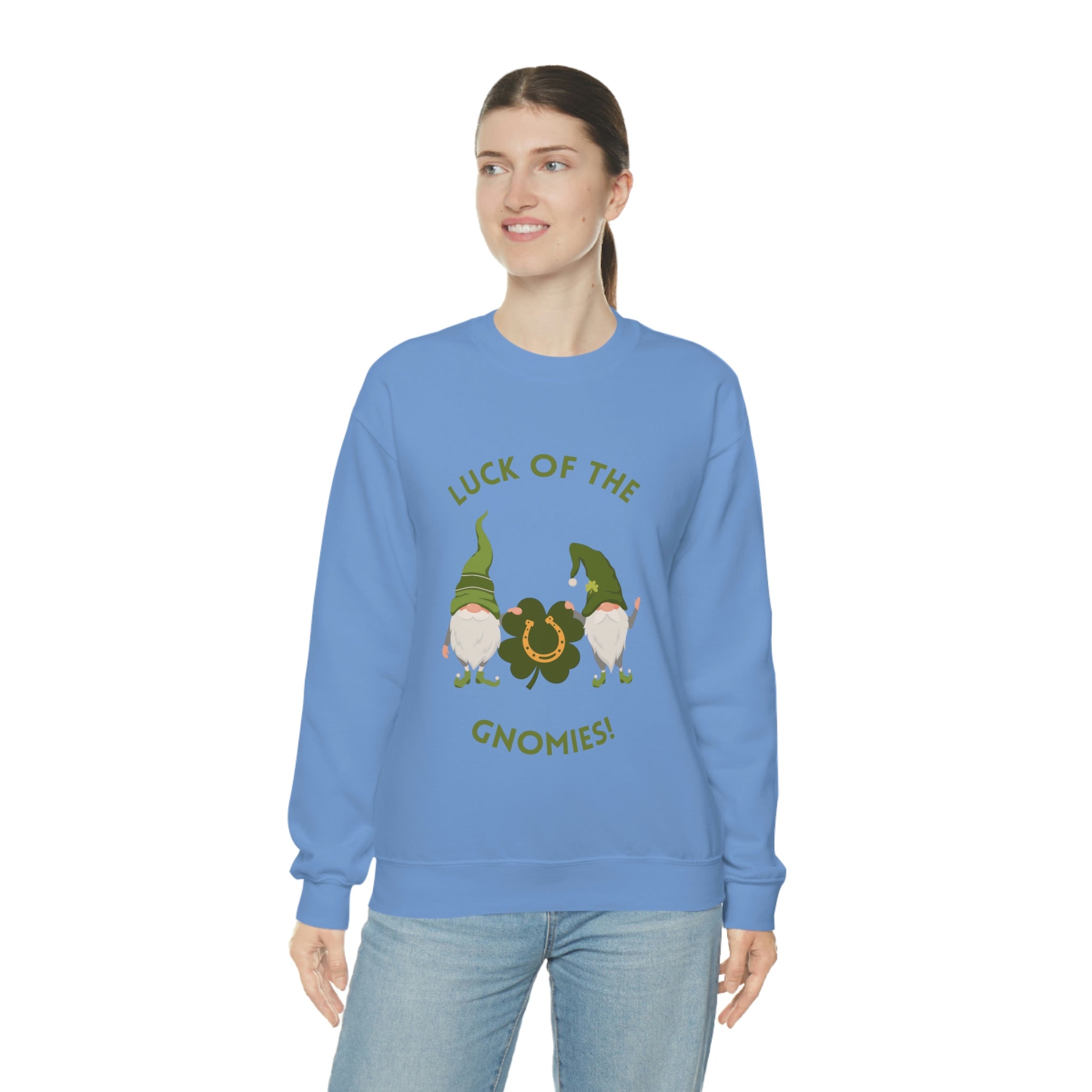 The Luck Of The Gnomies! Unisex Heavy Blend™ Crewneck Sweatshirt