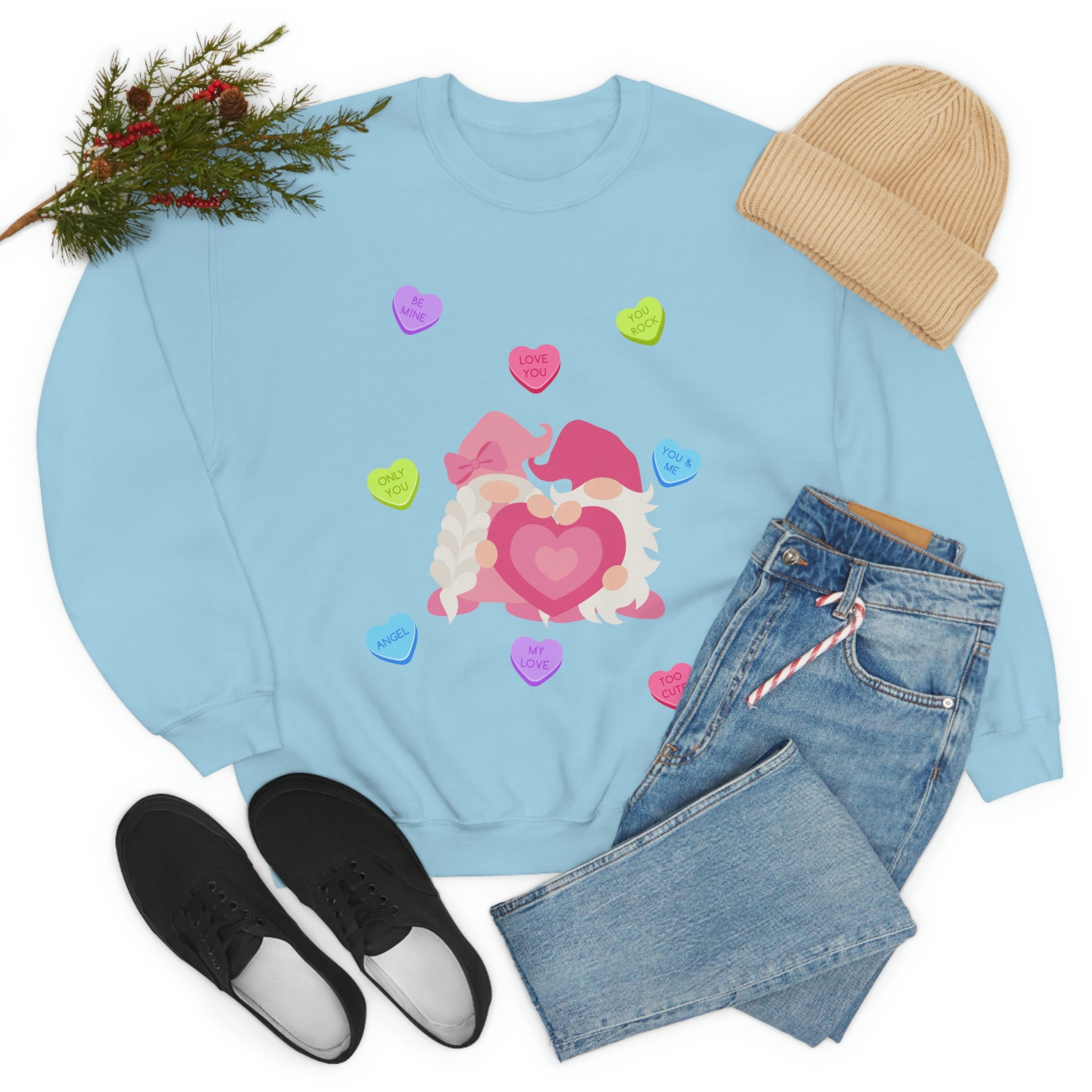 You Gnome I Love You!! Unisex Heavy Blend™ Crewneck Sweatshirt