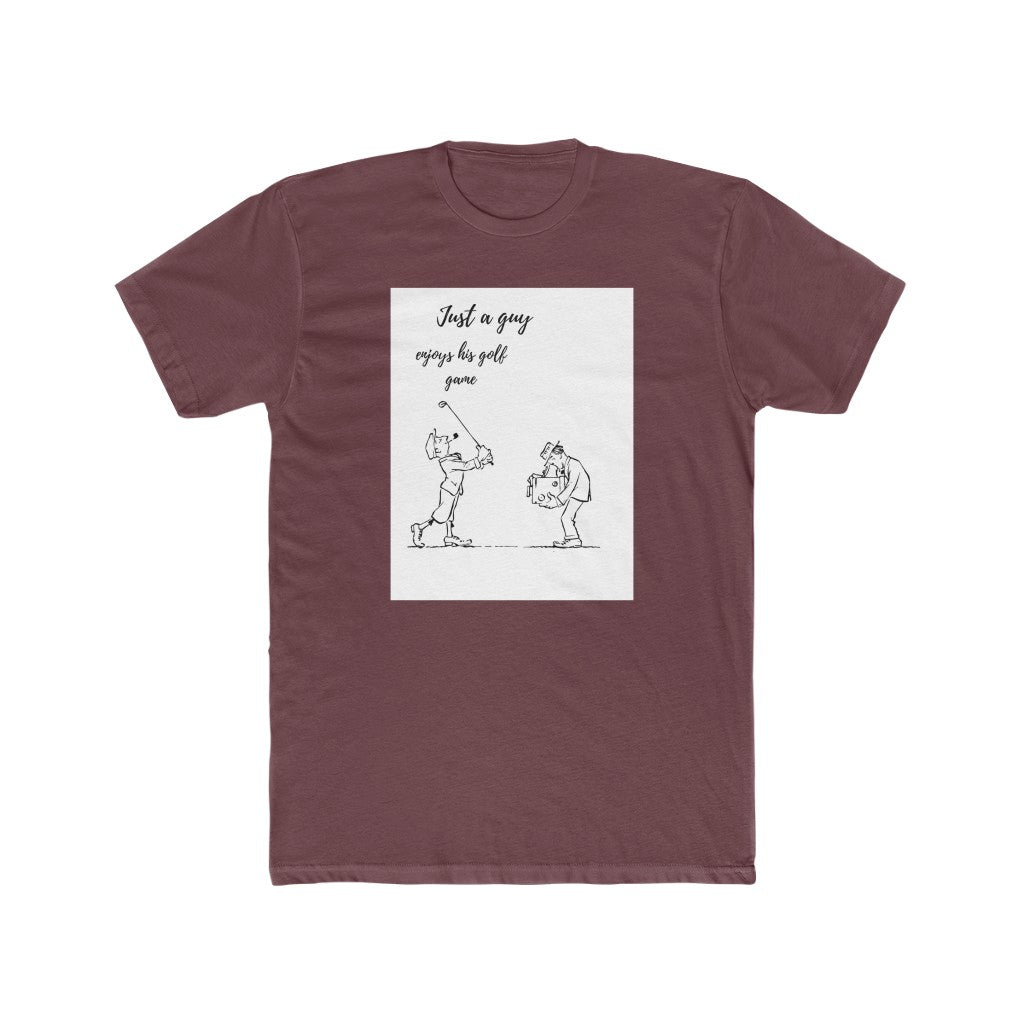Golfer Men's Cotton Crew Tee