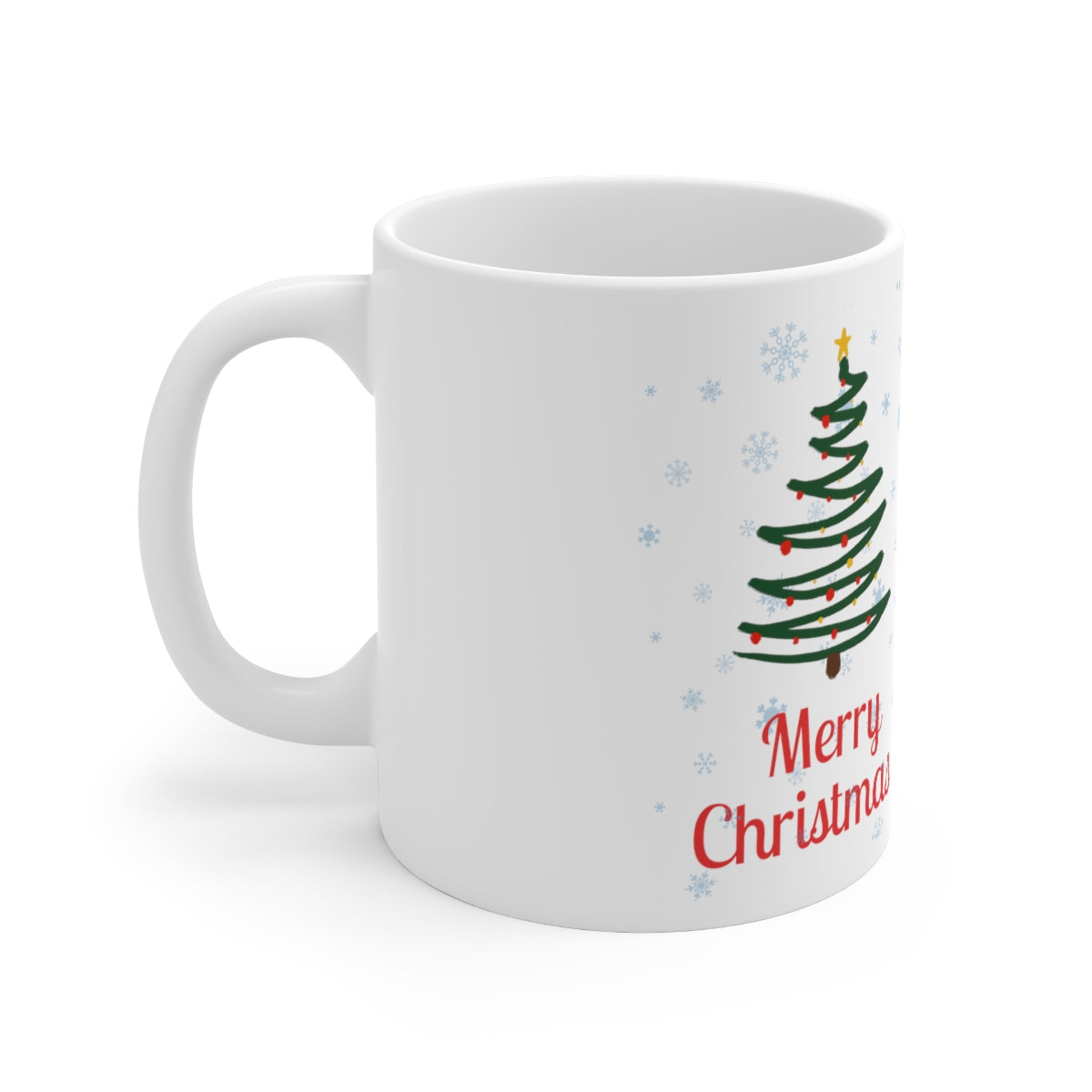 Merry Christmas Tree Ceramic Mug 11oz