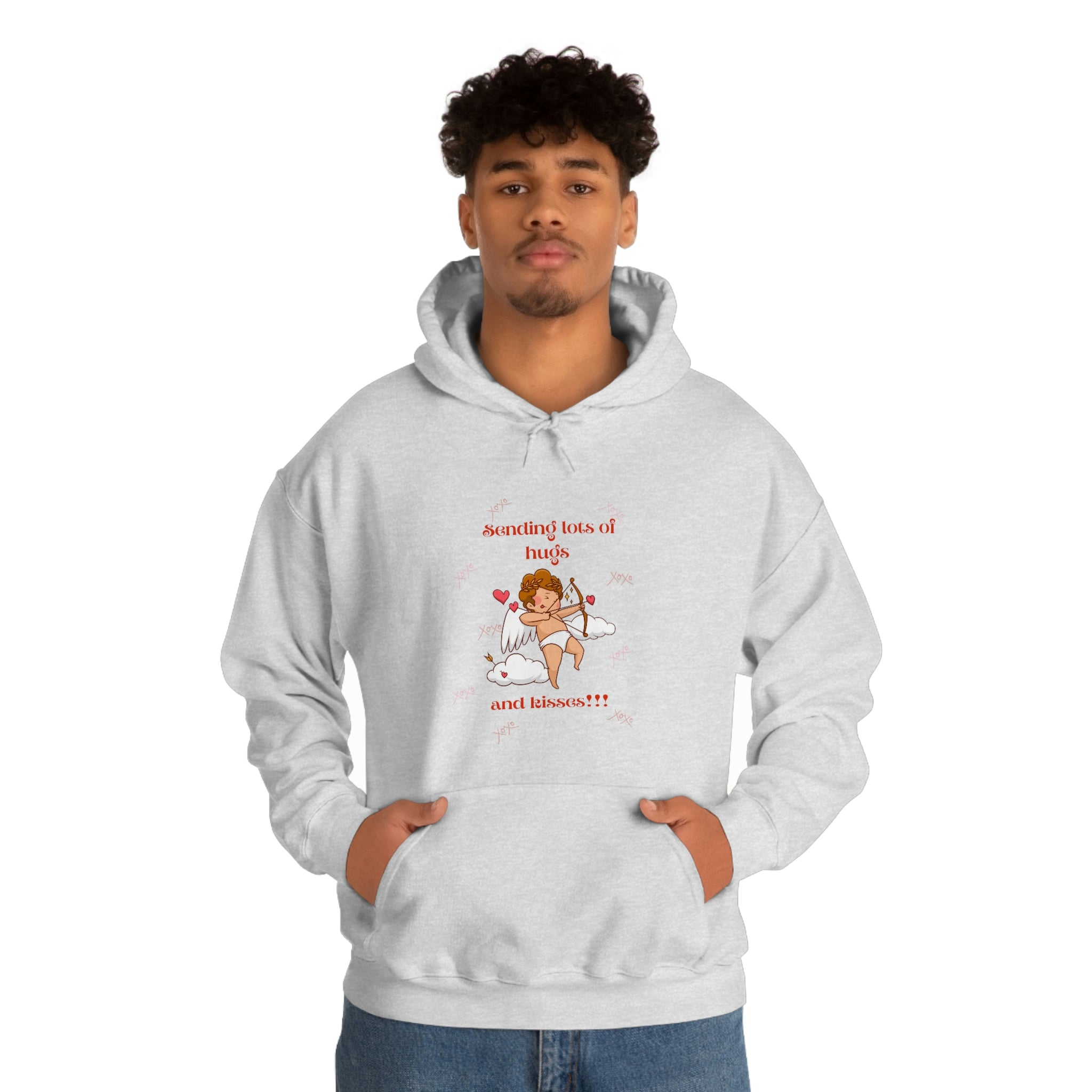 Sending Lots Of Hugs & Kisses!!! Unisex Heavy Blend™ Hooded Sweatshirt