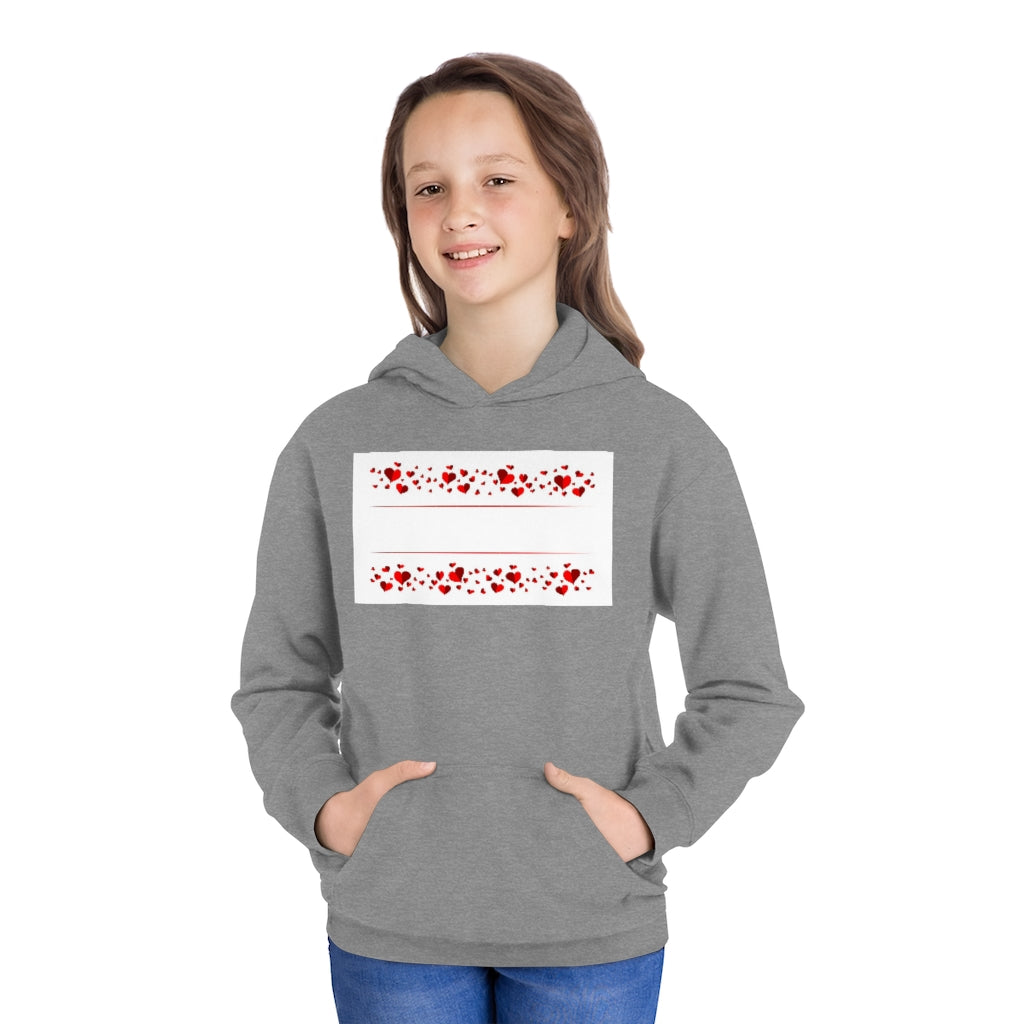 Little Hearts Youth Fleece Hoodie