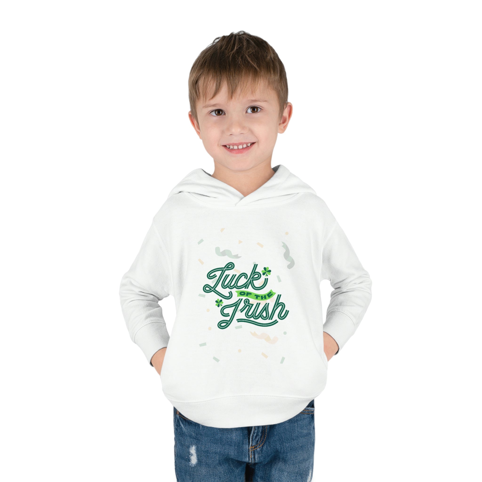 Luck Of The Irish Toddler Pullover Fleece Hoodie