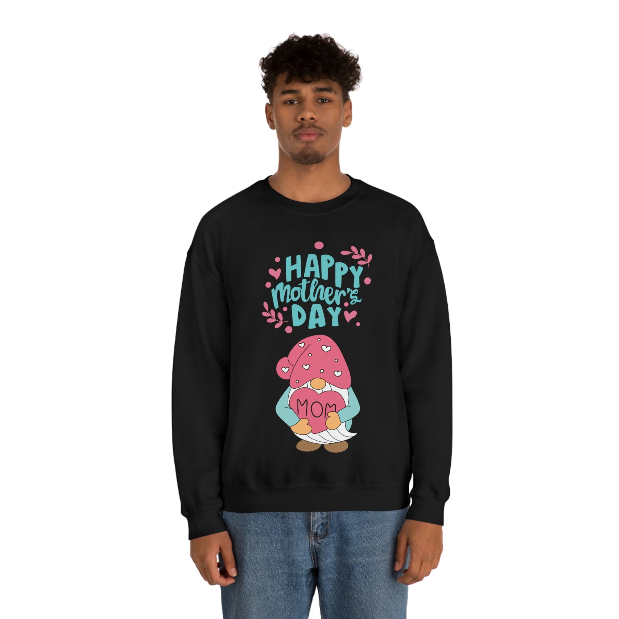 Happy Mother's Day Gnome Unisex Heavy Blend™ Crewneck Sweatshirt