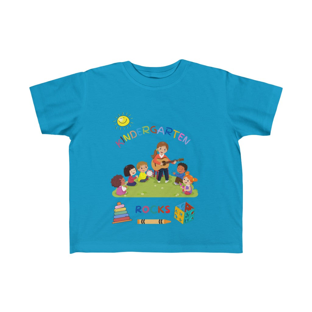 Kindergarten Rocks Kid's Fine Jersey Tee