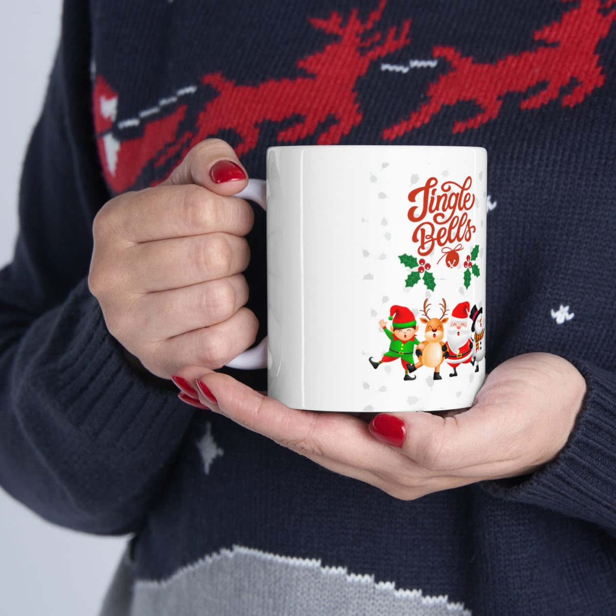 Jingle Bells Ceramic Mug 11oz