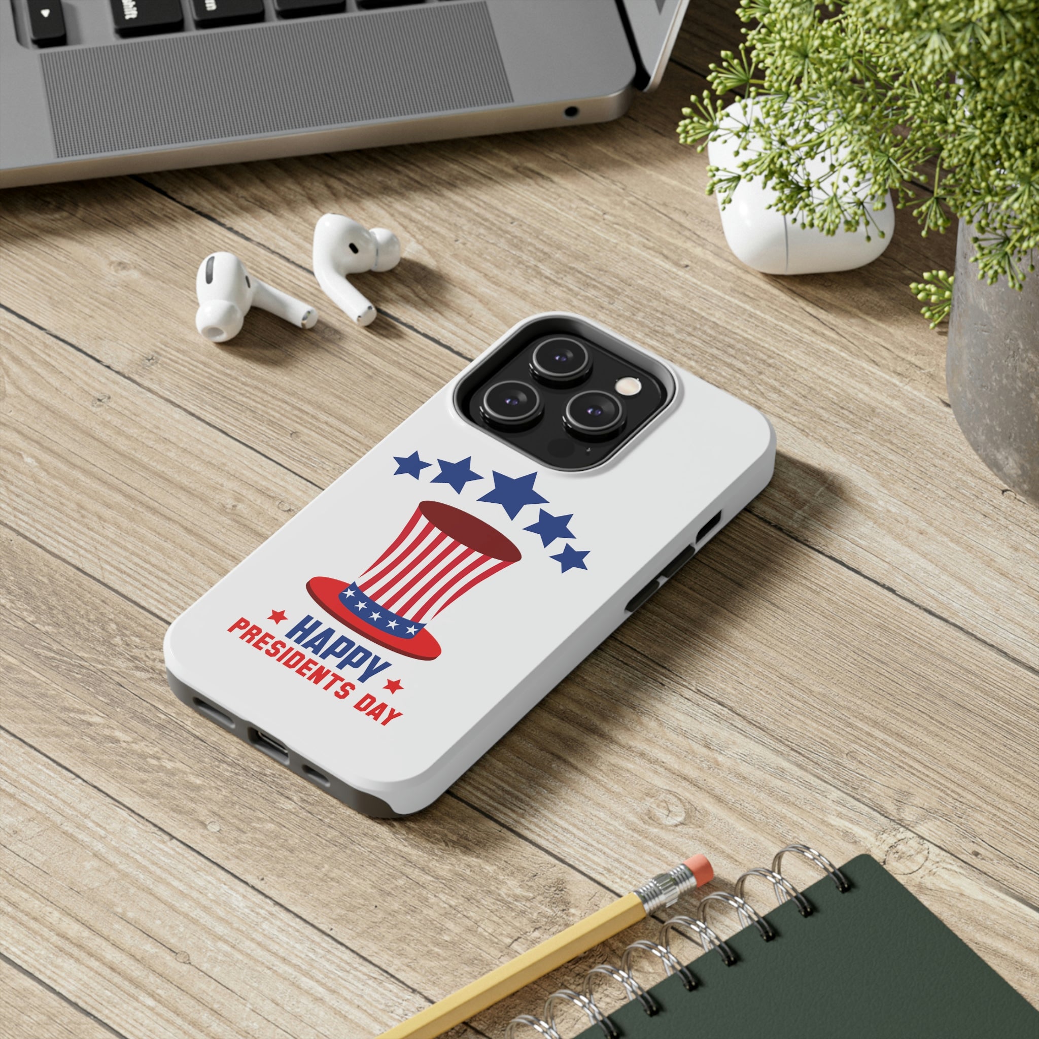 Happy President's Day Hat Tough Phone Cases, Case-Mate