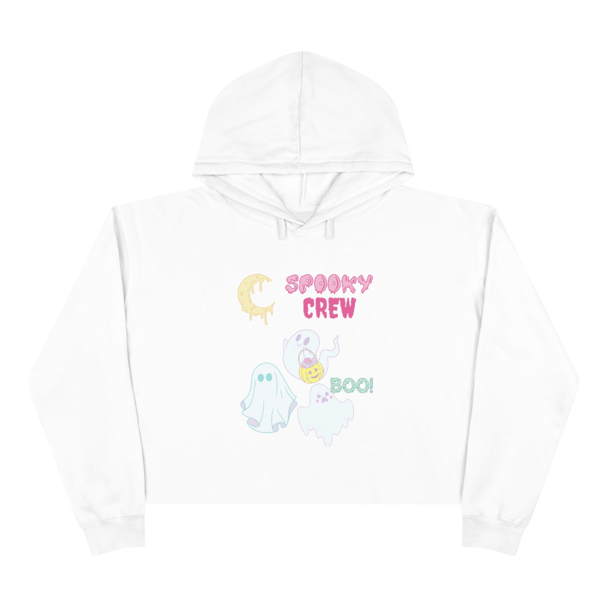 Spooky Crew BOO Crop Hoodie