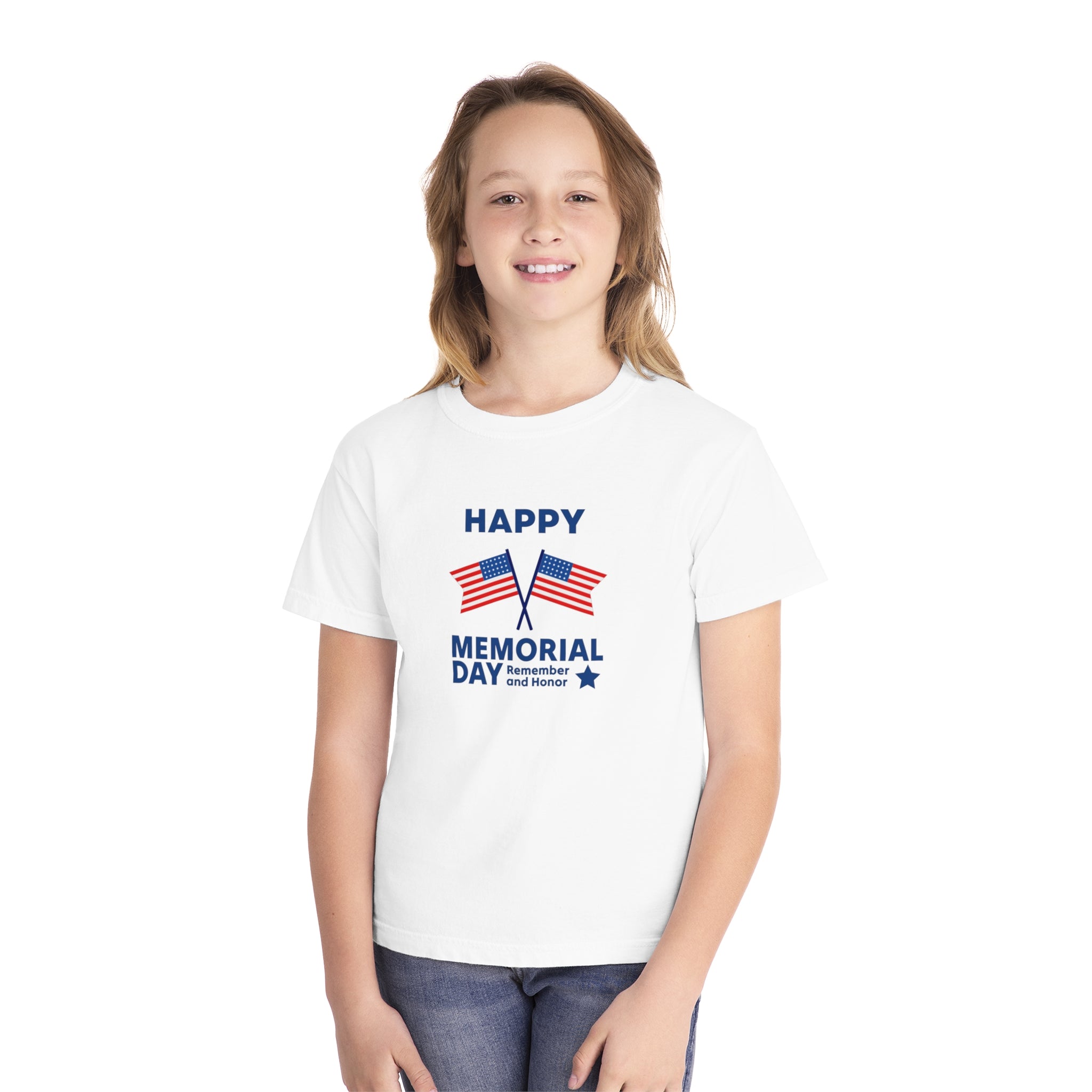 Happy Memorial Day Youth Midweight Tee