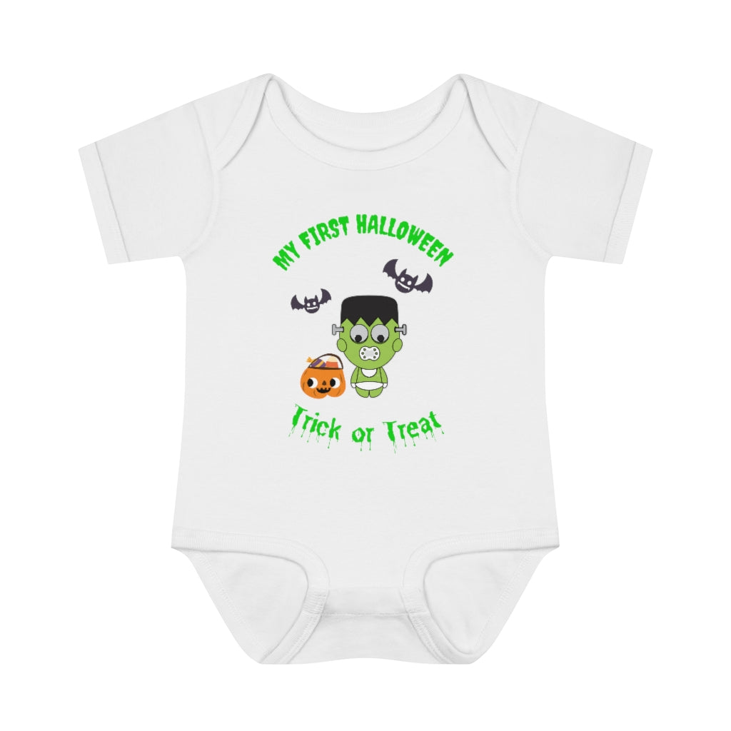 My First Halloween Infant Baby Rib Bodysuit