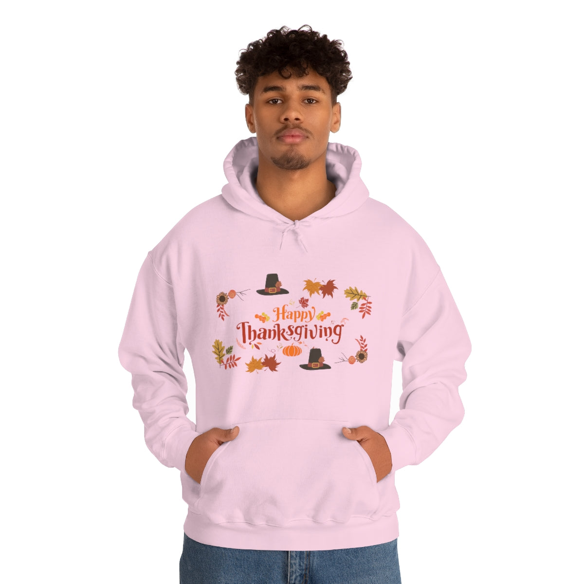 Happy Thanksgiving Unisex Heavy Blend™ Hooded Sweatshirt