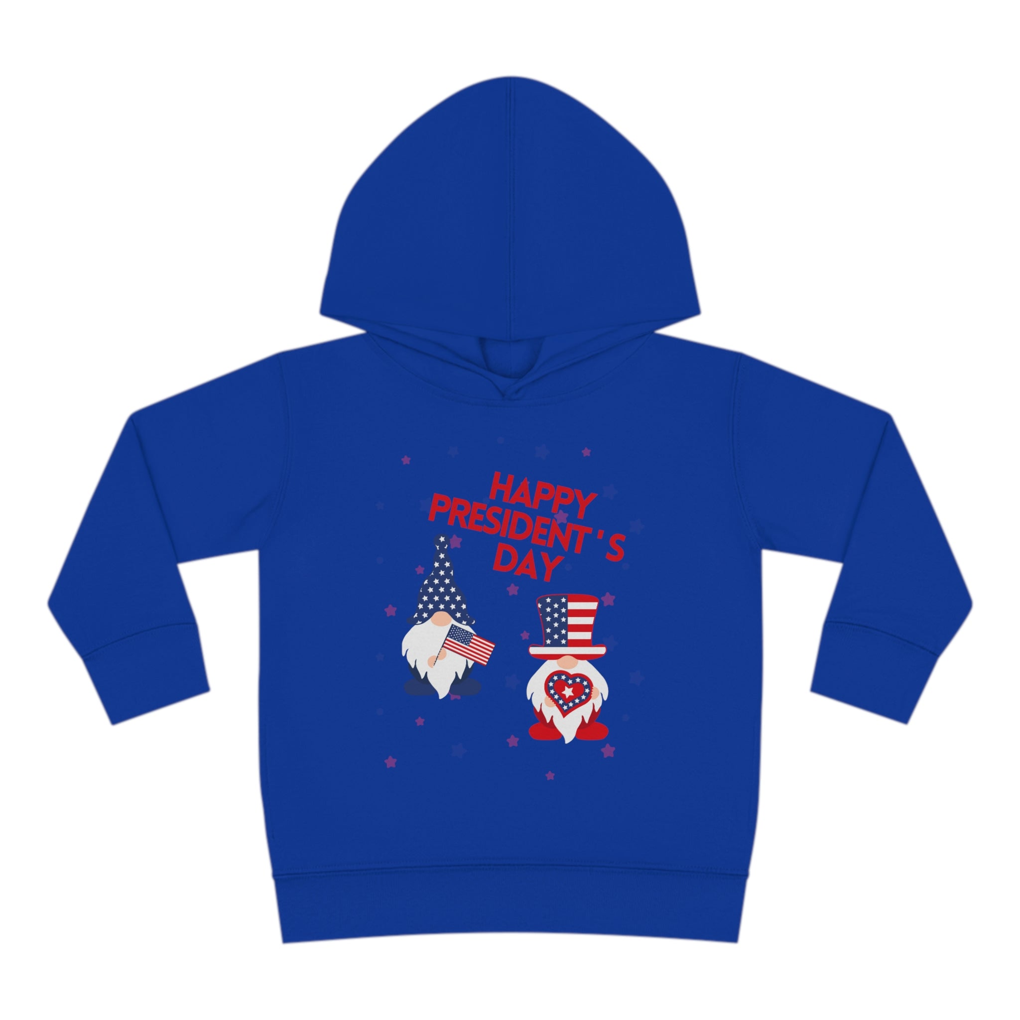 Happy President's Day Gnome Toddler Pullover Fleece Hoodie