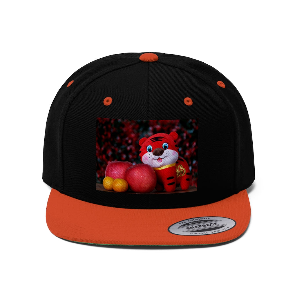 Tiger Unisex Flat Bill Hat