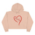 Happy Valentine's Day Crop Hoodie