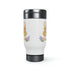 Easter Hunt Is On Stainless Steel Travel Mug with Handle, 14oz