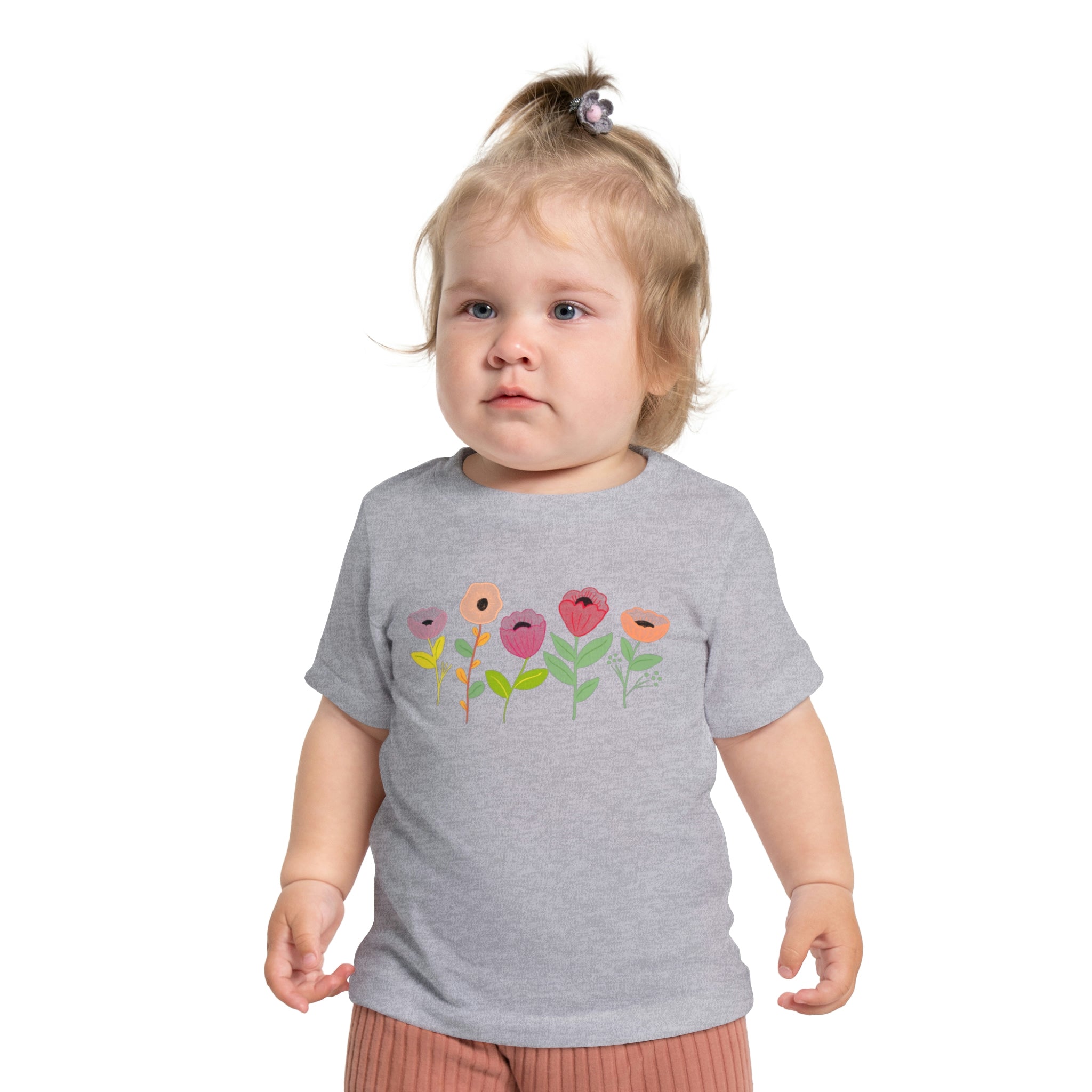 Spring Flowers Baby Short Sleeve T-Shirt